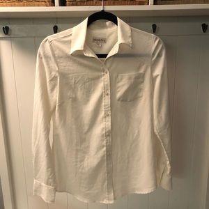 Cream colored buttoned down top